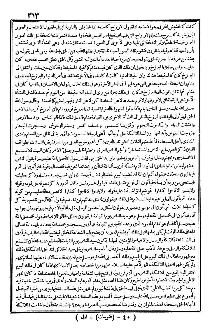 futmak.com - الفتوحات المكية - الصفحة 313 - من الجزء الأول